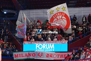 2024-01-09 - Supporters of EA7 Emporio Armani Olimpia Milano - EA7 EMPORIO ARMANI MILANO VS ALBA BERLIN - EUROLEAGUE - BASKETBALL