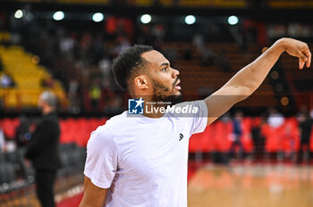2024-01-04 - 2 Elie Okobo of AS Monaco during the Euroleague, Round 19, match between Olympiacos Piraeus and AS Monaco at Peace & Friendship Stadium on January 4, 2024, in Piraeus, Greece. - OLYMPIACOS PIRAEUS VS AS MONACO - EUROLEAGUE - BASKETBALL