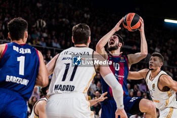 03/01/2024 - Nikola Kalinic of Fc Barcelona during the Turkish Airlines EuroLeague basketball match between FC Barcelona and Real Madrid on January 3, 2024 at Palau Blaugrana in Barcelona, Spain - BASKETBALL - EUROLEAGUE - FC BARCELONA V REAL MADRID - EUROLEAGUE - BASKET