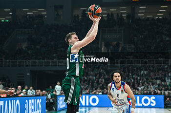 2024-01-09 - 40 Marius Grigonis of Panathinaikos AKTOR Athens is playing during the
Euroleague, Round 20, match between Panathinaikos AKTOR Athens and Anadolu Efes Istanbul at the OAKA Altion Arena in Athens, Greece, on January 9, 2024. - PANATHINAIKOS AKTOR ATHENS VS ANADOLU EFES - EUROLEAGUE - BASKETBALL