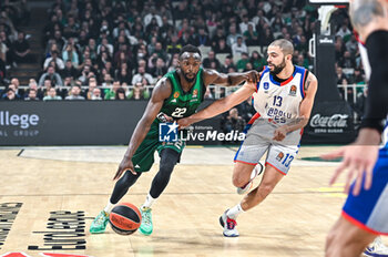 2024-01-09 - 22 Jerian Grant of Panathinaikos AKTOR Athens is playing during the Euroleague,
Round 20, match between Panathinaikos AKTOR Athens and Anadolu Efes
Istanbul at the OAKA Altion Arena in Athens, Greece, on January 9, 2024. - PANATHINAIKOS AKTOR ATHENS VS ANADOLU EFES - EUROLEAGUE - BASKETBALL