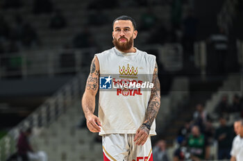 2024-01-11 - 55 Mike James of AS Monaco is playing during the Euroleague, Round 21,
match between Panathinaikos AKTOR Athens and AS Monaco at the OAKA
Altion Arena in Athens, Greece, on January 11, 2024. - PANATHINAIKOS AKTOR ATHENS VS AS MONACO - EUROLEAGUE - BASKETBALL