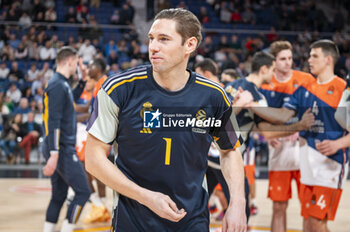2024-01-11 - Fabien Causeur of Real Madrid seen before the Euroleague basketball match between Real Madrid and Valencia at Wizink Center in Madrid, Spain. - REAL MADRID VS VALENCIA - EUROLEAGUE - BASKETBALL