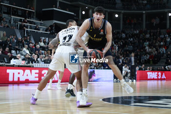 2024-01-12 - Gabriele PROCIDA of Alba Berlin and Edwin JACKSON of Lyon during the Turkish Airlines EuroLeague basketball match between LDLC ASVEL Villeurbanne and Alba Berlin on January 12, 2024 at Astroballe in Villeurbanne, France - BASKETBALL - EUROLEAGUE - ASVEL V ALBA BERLIN - EUROLEAGUE - BASKETBALL