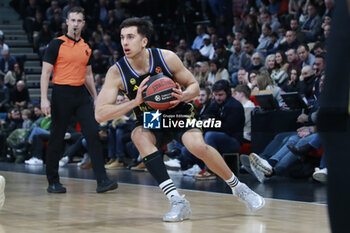 2024-01-12 - Matteo SPAGNOLO of Alba Berlin during the Turkish Airlines EuroLeague basketball match between LDLC ASVEL Villeurbanne and Alba Berlin on January 12, 2024 at Astroballe in Villeurbanne, France - BASKETBALL - EUROLEAGUE - ASVEL V ALBA BERLIN - EUROLEAGUE - BASKETBALL