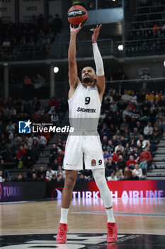 2024-01-12 - Timothe LUWAWU CABARROT of Lyon during the Turkish Airlines EuroLeague basketball match between LDLC ASVEL Villeurbanne and Alba Berlin on January 12, 2024 at Astroballe in Villeurbanne, France - BASKETBALL - EUROLEAGUE - ASVEL V ALBA BERLIN - EUROLEAGUE - BASKETBALL