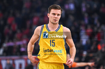 2024-01-30 - 15 Martin Hermannsson of Alba Berlin is playing during the Euroleague, Round 24, match between Olympiacos Piraeus and Alba Berlin at Peace & Friendship Stadium on January 30, 2024, in Piraeus, Greece. - OLYMPIACOS PIRAEUS VS ALBA BERLIN - EUROLEAGUE - BASKETBALL