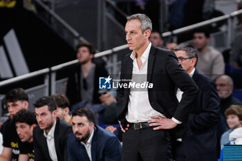 2024-01-30 - Oded Kattash, head coach of Maccabi Tel Aviv during the Turkish Airlines EuroLeague basketball match between Real Madrid and Maccabi Playtika Tel Aviv on January 30, 2024 at Wizink Center in Madrid, Spain - BASKETBALL - EUROLEAGUE - REAL MADRID V MACCABI TEL AVIV - EUROLEAGUE - BASKETBALL