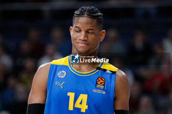 2024-01-30 - Jasiel Rivero of Maccabi Tel Aviv during the Turkish Airlines EuroLeague basketball match between Real Madrid and Maccabi Playtika Tel Aviv on January 30, 2024 at Wizink Center in Madrid, Spain - BASKETBALL - EUROLEAGUE - REAL MADRID V MACCABI TEL AVIV - EUROLEAGUE - BASKETBALL