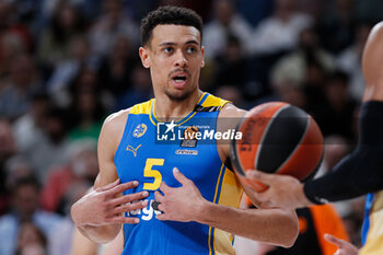 2024-01-30 - Wade Baldwin IV of Maccabi Tel Aviv during the Turkish Airlines EuroLeague basketball match between Real Madrid and Maccabi Playtika Tel Aviv on January 30, 2024 at Wizink Center in Madrid, Spain - BASKETBALL - EUROLEAGUE - REAL MADRID V MACCABI TEL AVIV - EUROLEAGUE - BASKETBALL