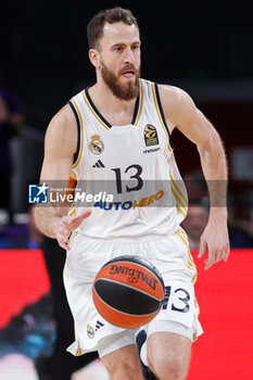 2024-01-30 - Sergio Rodriguez of Real Madrid during the Turkish Airlines EuroLeague basketball match between Real Madrid and Maccabi Playtika Tel Aviv on January 30, 2024 at Wizink Center in Madrid, Spain - BASKETBALL - EUROLEAGUE - REAL MADRID V MACCABI TEL AVIV - EUROLEAGUE - BASKETBALL