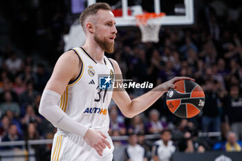 2024-01-30 - Dzanan Musa of Real Madrid during the Turkish Airlines EuroLeague basketball match between Real Madrid and Maccabi Playtika Tel Aviv on January 30, 2024 at Wizink Center in Madrid, Spain - BASKETBALL - EUROLEAGUE - REAL MADRID V MACCABI TEL AVIV - EUROLEAGUE - BASKETBALL