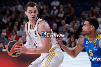 2024-01-30 - Mario Hezonja of Real Madrid during the Turkish Airlines EuroLeague basketball match between Real Madrid and Maccabi Playtika Tel Aviv on January 30, 2024 at Wizink Center in Madrid, Spain - BASKETBALL - EUROLEAGUE - REAL MADRID V MACCABI TEL AVIV - EUROLEAGUE - BASKETBALL