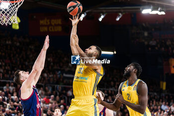 2024-02-09 - Johannes Thiemann of Alba Berlin during the Turkish Airlines EuroLeague basketball match between FC Barcelona and Alba Berlin on February 9, 2024 at Palau Blaugrana in Barcelona, Spain - BASKETBALL - EUROLEAGUE - FC BARCELONA V ALBA BERLIN - EUROLEAGUE - BASKETBALL