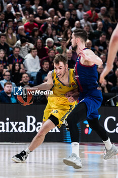 2024-02-09 - Malte Delow of Alba Berlin during the Turkish Airlines EuroLeague basketball match between FC Barcelona and Alba Berlin on February 9, 2024 at Palau Blaugrana in Barcelona, Spain - BASKETBALL - EUROLEAGUE - FC BARCELONA V ALBA BERLIN - EUROLEAGUE - BASKETBALL