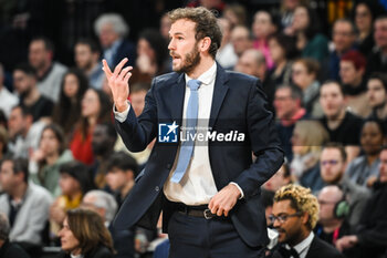 2024-03-01 - Pierric POUPET of ASVEL during the Turkish Airlines EuroLeague basketball match between LDLC ASVEL Villeurbanne and EA7 Emporio Armani Milan on March 1, 2024 at LDLC Arena in Decines-Charpieu, France - BASKETBALL - EUROLEAGUE - ASVEL V MILAN - EUROLEAGUE - BASKETBALL