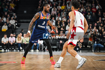 2024-03-01 - Paris LEE of ASVEL during the Turkish Airlines EuroLeague basketball match between LDLC ASVEL Villeurbanne and EA7 Emporio Armani Milan on March 1, 2024 at LDLC Arena in Decines-Charpieu, France - BASKETBALL - EUROLEAGUE - ASVEL V MILAN - EUROLEAGUE - BASKETBALL
