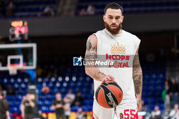 2024-03-01 - Mike James of AS Monaco warms up before the Turkish Airlines EuroLeague basketball match between FC Barcelona and AS Monaco on March 1, 2024 at Palau Blaugrana in Barcelona, Spain - BASKETBALL - EUROLEAGUE - FC BARCELONA V MONACO - EUROLEAGUE - BASKETBALL