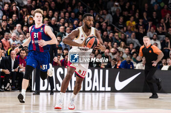 2024-03-01 - Alpha Diallo of AS Monaco during the Turkish Airlines EuroLeague basketball match between FC Barcelona and AS Monaco on March 1, 2024 at Palau Blaugrana in Barcelona, Spain - BASKETBALL - EUROLEAGUE - FC BARCELONA V MONACO - EUROLEAGUE - BASKETBALL