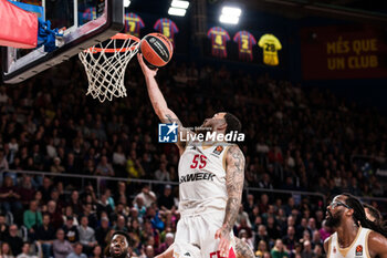 2024-03-01 - Mike James of AS Monaco during the Turkish Airlines EuroLeague basketball match between FC Barcelona and AS Monaco on March 1, 2024 at Palau Blaugrana in Barcelona, Spain - BASKETBALL - EUROLEAGUE - FC BARCELONA V MONACO - EUROLEAGUE - BASKETBALL