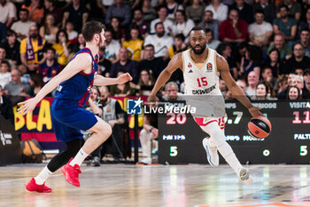 2024-03-01 - Kemba Walker of AS Monaco during the Turkish Airlines EuroLeague basketball match between FC Barcelona and AS Monaco on March 1, 2024 at Palau Blaugrana in Barcelona, Spain - BASKETBALL - EUROLEAGUE - FC BARCELONA V MONACO - EUROLEAGUE - BASKETBALL