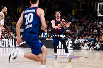 2024-03-01 - Tomas Satoransky of Fc Barcelona during the Turkish Airlines EuroLeague basketball match between FC Barcelona and AS Monaco on March 1, 2024 at Palau Blaugrana in Barcelona, Spain - BASKETBALL - EUROLEAGUE - FC BARCELONA V MONACO - EUROLEAGUE - BASKETBALL