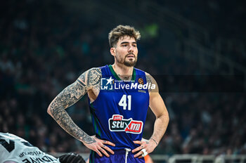 2024-03-08 - 41 Juancho Hernangomez of Panathinaikos Athens is playing during the Euroleague, Round 28, match between Panathinaikos Athens and LDLC ASVEL Villeurbanne at Oaka Altion Arena on March 8, 2024, in Athens, Greece. - PANATHINAIKOS AKTOR ATHENS VS LDLC ASVEL VILLEURBANNE - EUROLEAGUE - BASKETBALL