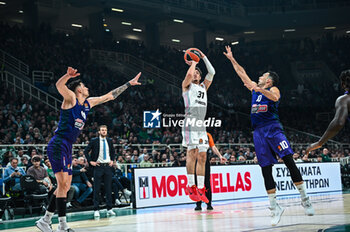 2024-03-08 - 31 Noam Yaacov of LDLC ASVEL Villeurbanne is playing during the Euroleague, Round 28, match between Panathinaikos Athens and LDLC ASVEL Villeurbanne at Oaka Altion Arena on March 8, 2024, in Athens, Greece. - PANATHINAIKOS AKTOR ATHENS VS LDLC ASVEL VILLEURBANNE - EUROLEAGUE - BASKETBALL