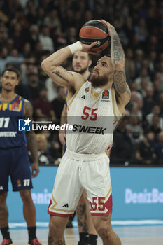 2024-03-28 - Mike James of Monaco during the Turkish Airlines EuroLeague basketball match between LDLC ASVEL Villeurbanne and AS Monaco on March 28, 2024 at LDLC Arena in Decines-Charpieu near Lyon, France - BASKETBALL - EUROLEAGUE - ASVEL V MONACO - EUROLEAGUE - BASKETBALL