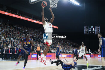 2024-03-28 - Alpha DIALLO of Monaco and Nando DE COLO of Lyon and Mbaye NDIAYE of Lyon during the Turkish Airlines EuroLeague basketball match between LDLC ASVEL Villeurbanne and AS Monaco on March 28, 2024 at LDLC Arena in Decines-Charpieu, France - BASKETBALL - EUROLEAGUE - ASVEL V MONACO - EUROLEAGUE - BASKETBALL