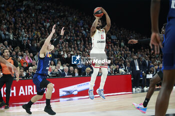 2024-03-28 - Kemba WALKER of Monaco and Noam YAACOV of Lyon during the Turkish Airlines EuroLeague basketball match between LDLC ASVEL Villeurbanne and AS Monaco on March 28, 2024 at LDLC Arena in Decines-Charpieu, France - BASKETBALL - EUROLEAGUE - ASVEL V MONACO - EUROLEAGUE - BASKETBALL