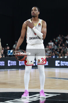 2024-03-28 - Jordan LOYD of Monaco during the Turkish Airlines EuroLeague basketball match between LDLC ASVEL Villeurbanne and AS Monaco on March 28, 2024 at LDLC Arena in Decines-Charpieu, France - BASKETBALL - EUROLEAGUE - ASVEL V MONACO - EUROLEAGUE - BASKETBALL