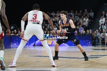 2024-03-28 - Noam YAACOV of Lyon and Jordan LOYD of Monaco during the Turkish Airlines EuroLeague basketball match between LDLC ASVEL Villeurbanne and AS Monaco on March 28, 2024 at LDLC Arena in Decines-Charpieu, France - BASKETBALL - EUROLEAGUE - ASVEL V MONACO - EUROLEAGUE - BASKETBALL