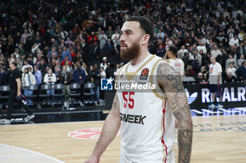 2024-03-28 - Mike JAMES of Monaco during the Turkish Airlines EuroLeague basketball match between LDLC ASVEL Villeurbanne and AS Monaco on March 28, 2024 at LDLC Arena in Decines-Charpieu, France - BASKETBALL - EUROLEAGUE - ASVEL V MONACO - EUROLEAGUE - BASKETBALL
