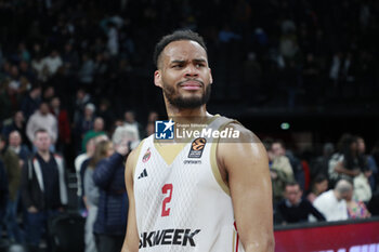 2024-03-28 - Elie OKOBO of Monaco during the Turkish Airlines EuroLeague basketball match between LDLC ASVEL Villeurbanne and AS Monaco on March 28, 2024 at LDLC Arena in Decines-Charpieu, France - BASKETBALL - EUROLEAGUE - ASVEL V MONACO - EUROLEAGUE - BASKETBALL