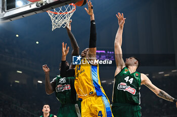 07/05/2024 - 14 Jasiel Rivero of Maccabi Playtika Tel Aviv during the Euroleague, Playoff D, Game 5, match between Panathinaikos Athens and Maccabi Playtika Tel Aviv at Oaka Altion on May 7, 2024, in Athens, Greece. - PANATHINAIKOS AKTOR ATHENS VS MACCABI TEL AVIV, PLAYOFFS D, GAME 5 - EUROLEAGUE - BASKET