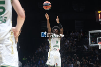 2024-10-15 - Sylvain Francisco (Zalgiris) during the basketball Turkish Airlines Euroleague match between Virtus Segafredo Bologna and Zalgiris Kaunas at the Unipol Arena, Casalecchio (Bologna), Italy, October 15, 2024 - photo: Michele Nucci - SEGAFREDO VIRTUS BOLOGNA VS ZALGIRIS KAUNAS - EUROLEAGUE - BASKETBALL