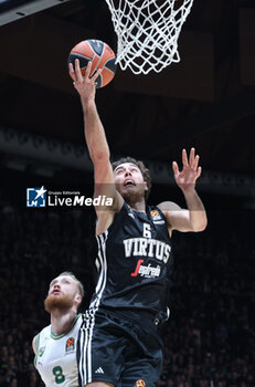 2024-10-15 - Alessandro Pajola (Virtus Bologna) during the basketball Turkish Airlines Euroleague match between Virtus Segafredo Bologna and Zalgiris Kaunas at the Unipol Arena, Casalecchio (Bologna), Italy, October 15, 2024 - photo: Michele Nucci - SEGAFREDO VIRTUS BOLOGNA VS ZALGIRIS KAUNAS - EUROLEAGUE - BASKETBALL