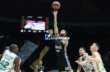 2024-10-15 - Isaia Cordinier (Virtus Bologna) during the basketball Turkish Airlines Euroleague match between Virtus Segafredo Bologna and Zalgiris Kaunas at the Unipol Arena, Casalecchio (Bologna), Italy, October 15, 2024 - photo: Michele Nucci - SEGAFREDO VIRTUS BOLOGNA VS ZALGIRIS KAUNAS - EUROLEAGUE - BASKETBALL