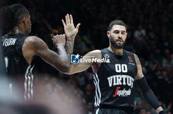 2024-10-15 - Isaia Cordinier (Virtus Bologna) during the basketball Turkish Airlines Euroleague match between Virtus Segafredo Bologna and Zalgiris Kaunas at the Unipol Arena, Casalecchio (Bologna), Italy, October 15, 2024 - photo: Michele Nucci - SEGAFREDO VIRTUS BOLOGNA VS ZALGIRIS KAUNAS - EUROLEAGUE - BASKETBALL