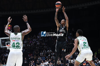 2024-10-15 - Will Clyburn (Virtus Bologna) during the basketball Turkish Airlines Euroleague match between Virtus Segafredo Bologna and Zalgiris Kaunas at the Unipol Arena, Casalecchio (Bologna), Italy, October 15, 2024 - photo: Michele Nucci - SEGAFREDO VIRTUS BOLOGNA VS ZALGIRIS KAUNAS - EUROLEAGUE - BASKETBALL