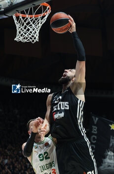 2024-10-15 - Tornike Shengelia (Virtus Bologna) during the basketball Turkish Airlines Euroleague match between Virtus Segafredo Bologna and Zalgiris Kaunas at the Unipol Arena, Casalecchio (Bologna), Italy, October 15, 2024 - photo: Michele Nucci - SEGAFREDO VIRTUS BOLOGNA VS ZALGIRIS KAUNAS - EUROLEAGUE - BASKETBALL