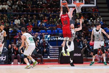 2024-10-17 - Leandro Bolmaro (EA7 Emporio Armani Olimpia Milano) - EA7 EMPORIO ARMANI MILANO VS ZALGIRIS KAUNAS - EUROLEAGUE - BASKETBALL