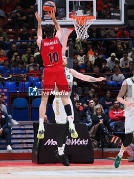 2024-10-17 - Leandro Bolmaro (EA7 Emporio Armani Olimpia Milano) - EA7 EMPORIO ARMANI MILANO VS ZALGIRIS KAUNAS - EUROLEAGUE - BASKETBALL