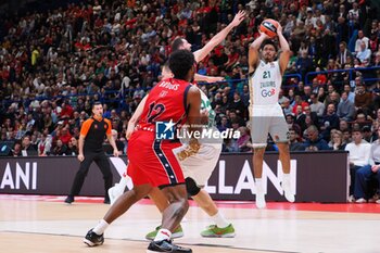 2024-10-17 - Matthew Mitchell (Zalgiris Kaunas) - EA7 EMPORIO ARMANI MILANO VS ZALGIRIS KAUNAS - EUROLEAGUE - BASKETBALL