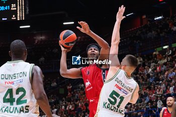 2024-10-17 - Zack LeDay (EA7 Emporio Armani Olimpia Milano) - EA7 EMPORIO ARMANI MILANO VS ZALGIRIS KAUNAS - EUROLEAGUE - BASKETBALL