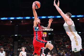 2024-10-17 - Leandro Bolmaro (EA7 Emporio Armani Olimpia Milano) - EA7 EMPORIO ARMANI MILANO VS ZALGIRIS KAUNAS - EUROLEAGUE - BASKETBALL