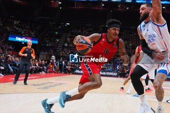 2024-10-24 - Zack LeDay (EA7 Emporio Armani Olimpia Milano) - EA7 EMPORIO ARMANI MILANO VS ANADOLU EFES ISTANBUL - EUROLEAGUE - BASKETBALL