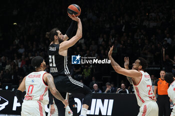 2024-10-29 - Tornike Shengelia (Virtus Bologna) during the basketball Turkish Airlines Euroleague match between Virtus Segafredo Bologna and Bayern Monaco at the Unipol Arena, Casalecchio (Bologna), Italy, October 29, 2024 - photo: Michele Nucci - SEGAFREDO VIRTUS BOLOGNA VS BAYERN MUNICH - EUROLEAGUE - BASKETBALL