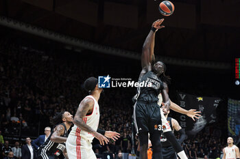 2024-10-29 - Momo Diouf (Virtus Bologna) during the basketball Turkish Airlines Euroleague match between Virtus Segafredo Bologna and Bayern Monaco at the Unipol Arena, Casalecchio (Bologna), Italy, October 29, 2024 - photo: Michele Nucci - SEGAFREDO VIRTUS BOLOGNA VS BAYERN MUNICH - EUROLEAGUE - BASKETBALL